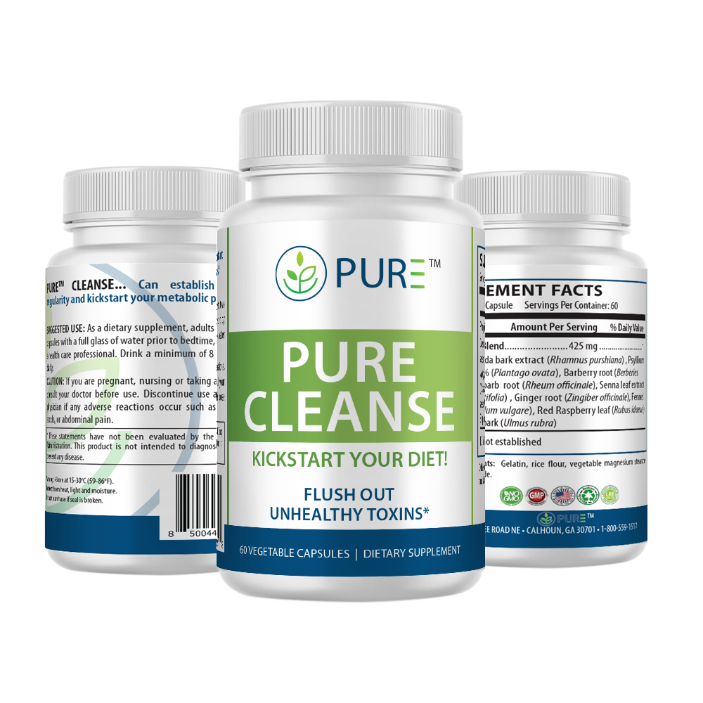 PURE CLEANSE, An All Natural Detox and Cleansing Formula