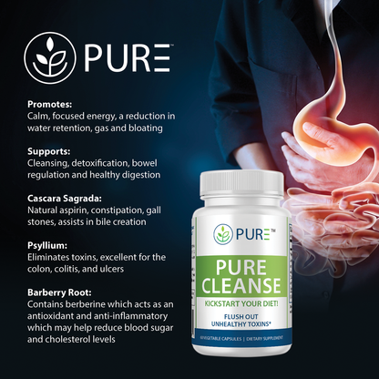 PURE CLEANSE, An All Natural Detox and Cleansing Formula