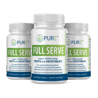 PURE FULL SERVE, A Full Day Serving of Fruits and Vegetables