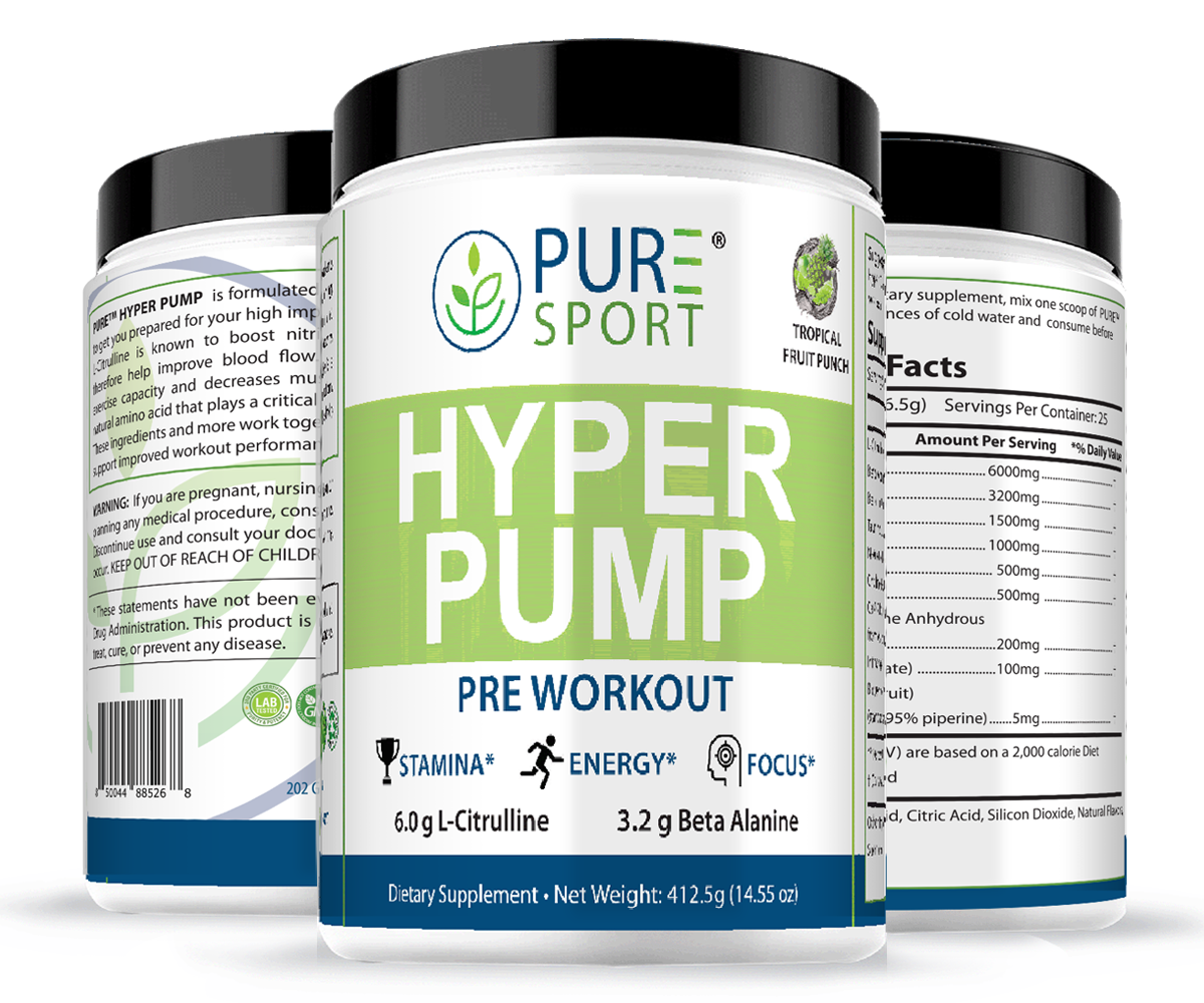 PURE HYPERPUMP, Pre-Workout Powder