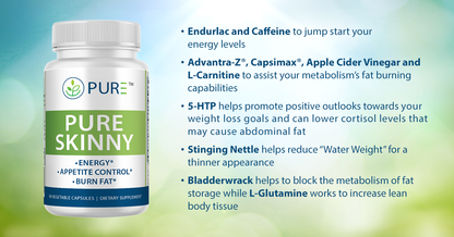 PURE SKINNY, Cutting edge weight loss and Appetite control!